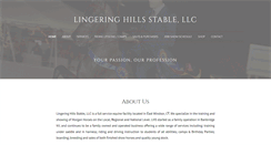 Desktop Screenshot of lingeringhills.com